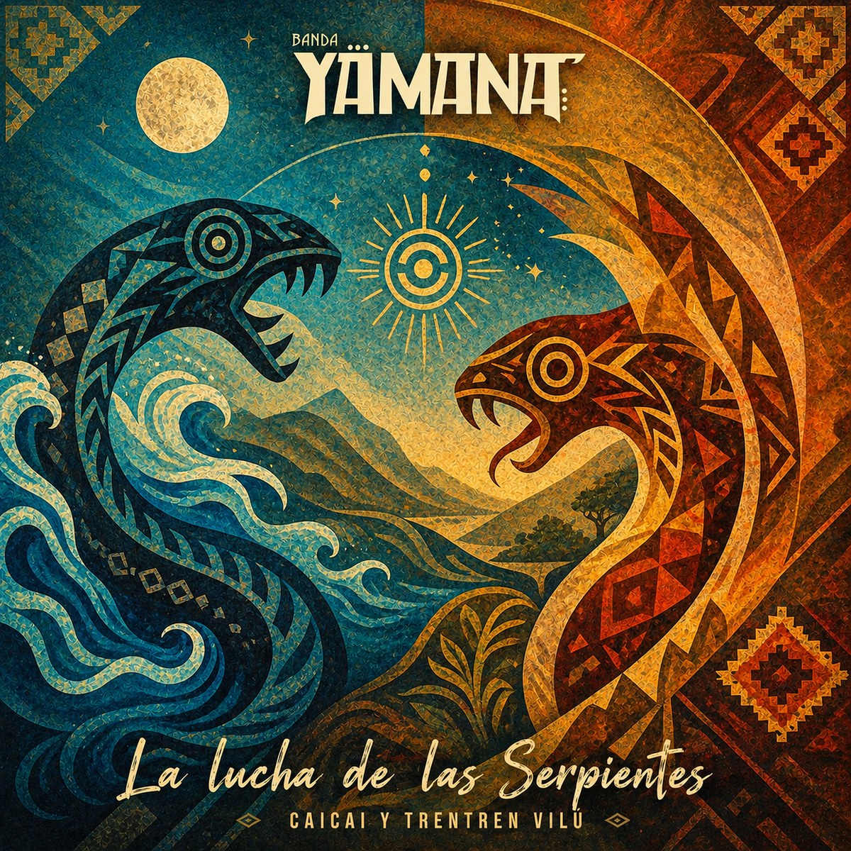 La Lucha de las Serpientes — Caicai y Trentren Vilú