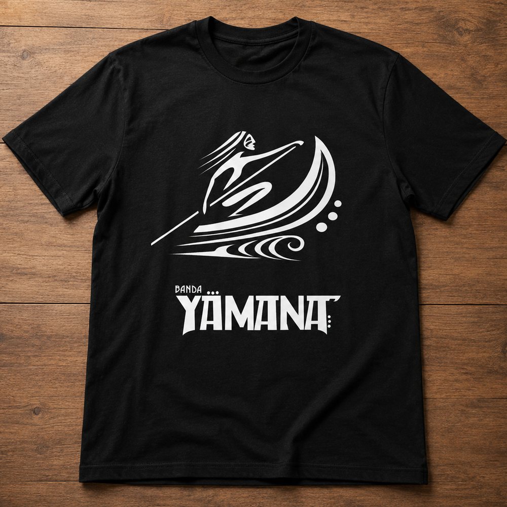 Polera clásica Banda Yámana con logo